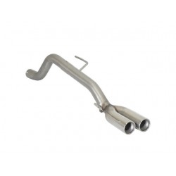scarico sportivo alfa mito 1.4 T multiair quadrifoglio non silenziato 2 x 90mm acciaio