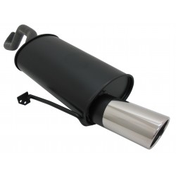 scarico sportivo alfa 147 tondo 90mm bordato inox