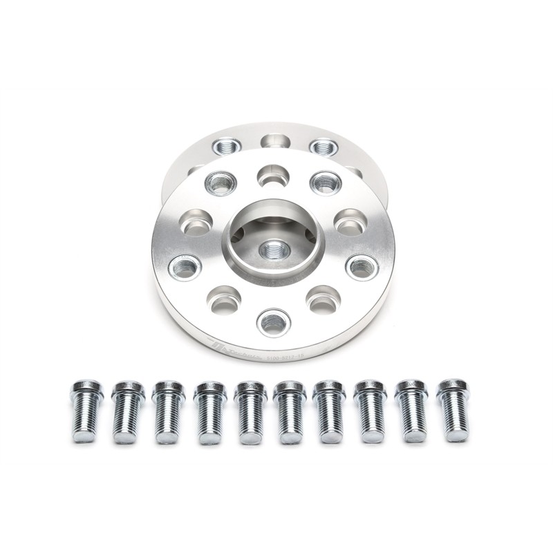 Adattatori per mozzi cerchi vw audi 5*100 a 5*112 15mm alluminio