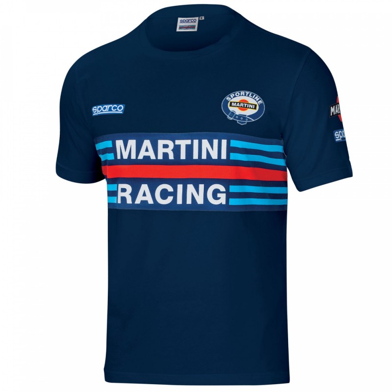 maglietta t-shirt ufficiale martini racing 95% cotone