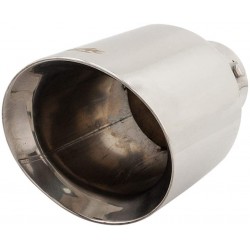 Terminale rotondo id 63mm inclinato acciaio inox - TRX/20