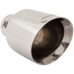 Terminale rotondo id 63mm inclinato acciaio inox - TRX/20