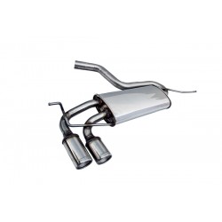 scarico sportivo in acciaio asso racing volkswagen scirocco II gti tsi