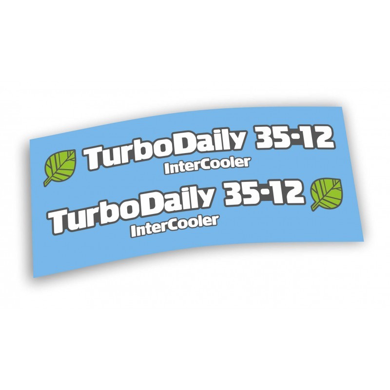 adesivi turbo daily intercooler 35-12 ricambio logo iveco