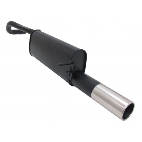 Scarico sportivo singolo per Seat Ibiza 6J / 6P 1x90mm acciaio bordo grosso