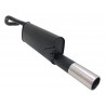 Scarico sportivo singolo per Seat Ibiza 6J / 6P 1x90mm acciaio bordo grosso