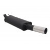 Scarico sportivo singolo per Seat Ibiza 6J / 6P 1x76mm RL design