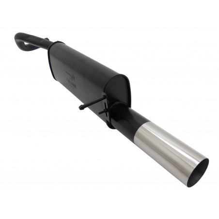 Scarico sportivo singolo per Seat Ibiza 6J / 6P 1x90mm RL design obliquo