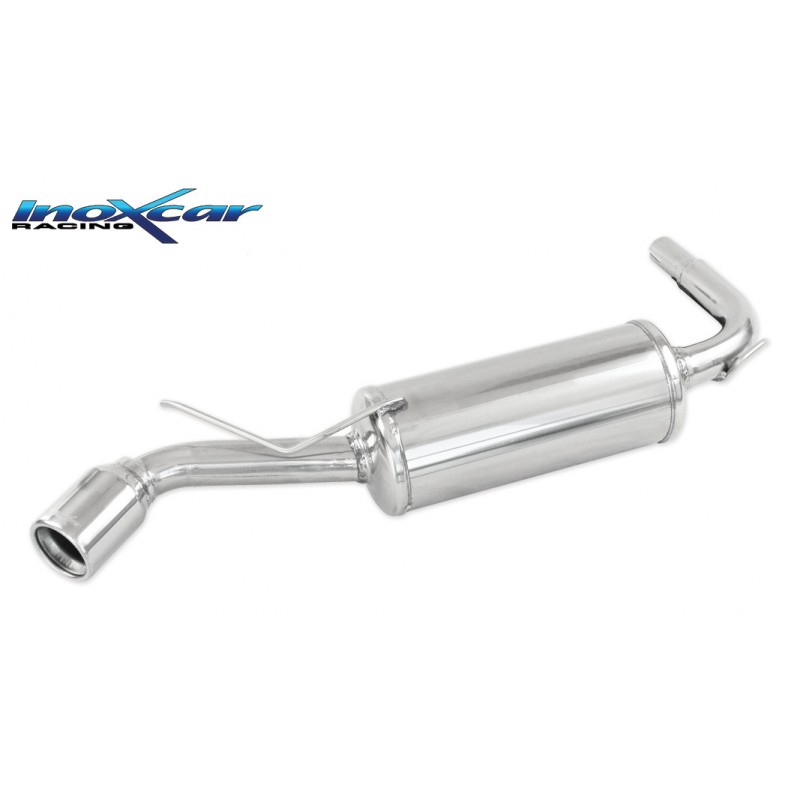 Scarico sportivo in acciaio fiat 600 seicento inox car 1 x 80mm