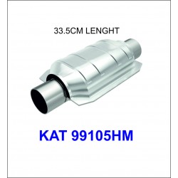 CATALIZZATORE 99105HM 57MM 33CM METALLICO MET