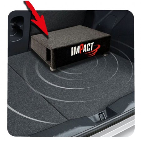 subwoofer impact 2021 attivo 200mm 150watt rear sub down firing