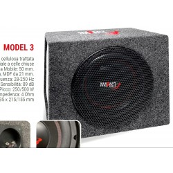 SUBWOOFER IMPACT MODEL 3 500WATT PASSIVO 4 OHM 28HZ