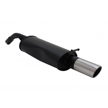 Scarico sportivo per Citroen C2 / C3 1x90mm SR design taglio obliquo