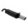 Scarico sportivo per Citroen C2 / C3 1x90mm SR design taglio obliquo
