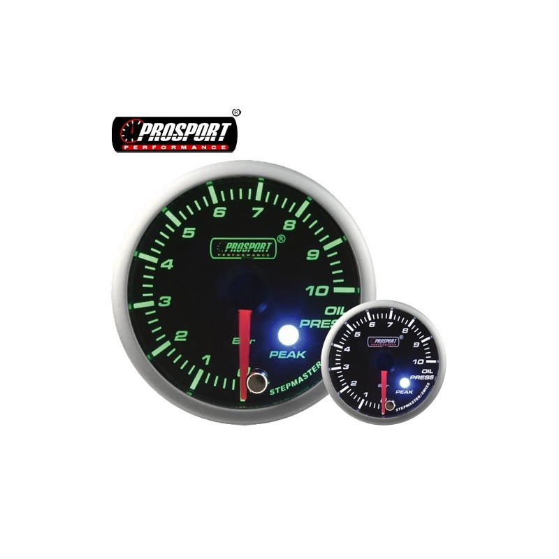 MANOMETRO PRESSIONE OLIO PROSPORT PERFORMANCE 52MM