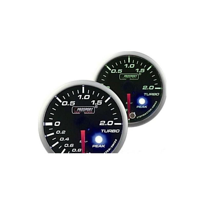MANOMETRO PRESSIONE TURBO PROSPORT PERFORMANCE 52MM 2.0BAR