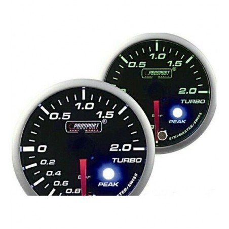 MANOMETRO PRESSIONE TURBO PROSPORT PERFORMANCE 52MM 2.0BAR
