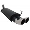 Scarico sportivo posteriore Opel Astra H hatchback 2x76mm DTM