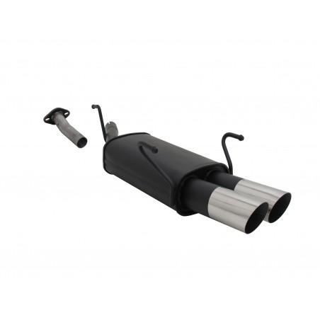 Scarico sportivo Opel Astra G STATION WAGON 2x76mm MS-Design
