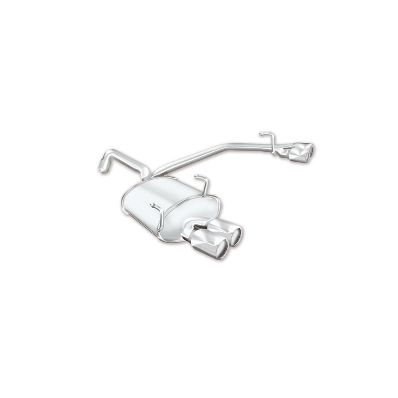 SCARICO POSTERIORE SPORTIVO FIAT 500C 1.2 1.4 1.3 MJTD 2X76MM