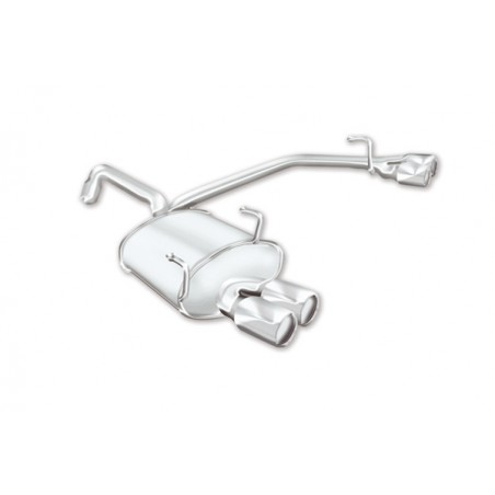 SCARICO POSTERIORE SPORTIVO FIAT 500C 1.2 1.4 1.3 MJTD 2X76MM