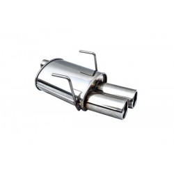 SCARICO SPORTIVO IN ACCIAIO posteriore FIAT 500C TYP 312 1200CC 1.4CC 1.3MJTD