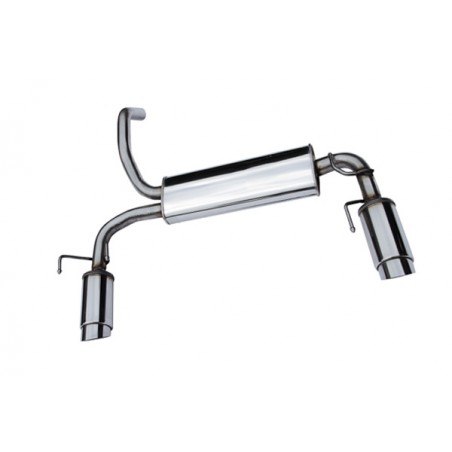 SILENZIATORE SPORTIVO ASSO FIAT 500 1.4 ABARTH 08/2008 (1x100 GP ONE) INOX