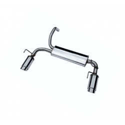 SILENZIATORE SPORTIVO ASSO FIAT 500 1.4 ABARTH 08/2008 (1x100 GP ONE) INOX