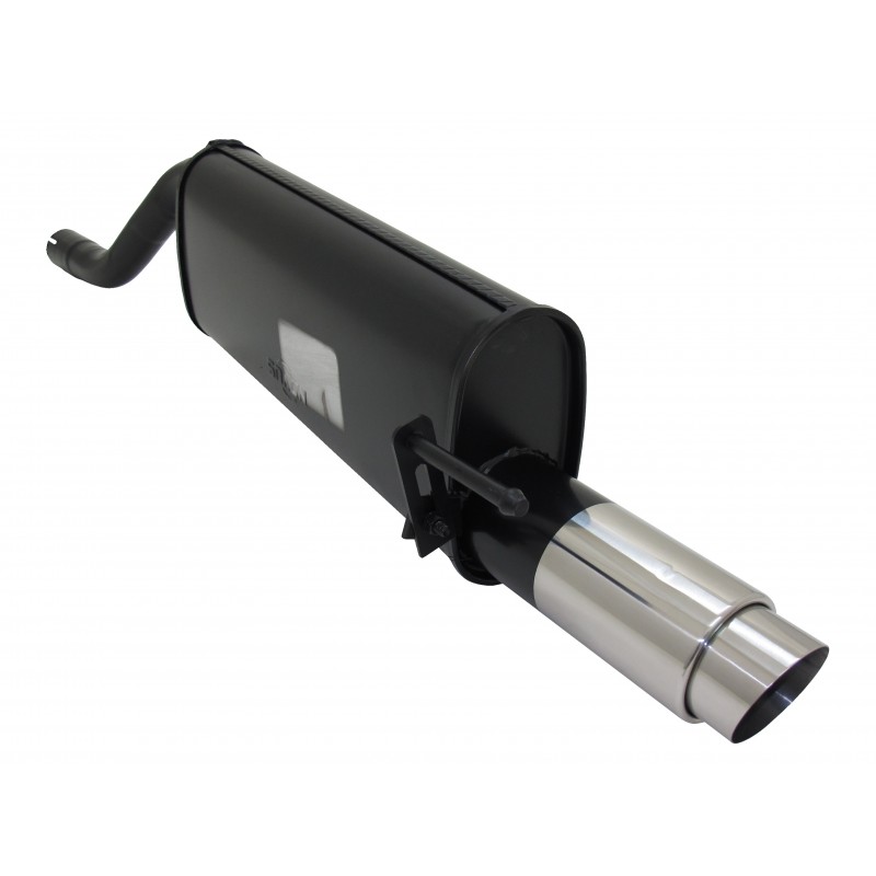 SILENZIATORE SCARICO SPORTIVO OPEL CORSA D JAP STYLE 90mm
