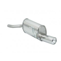 scarico sportivo fiat punto tipo 176 1200 16v marmitta uscita 90mm PRIMA SERIE