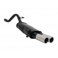 Scarico sportivo per Fiat Grande Punto 199 1.2 1.3 1.4 2x76mm