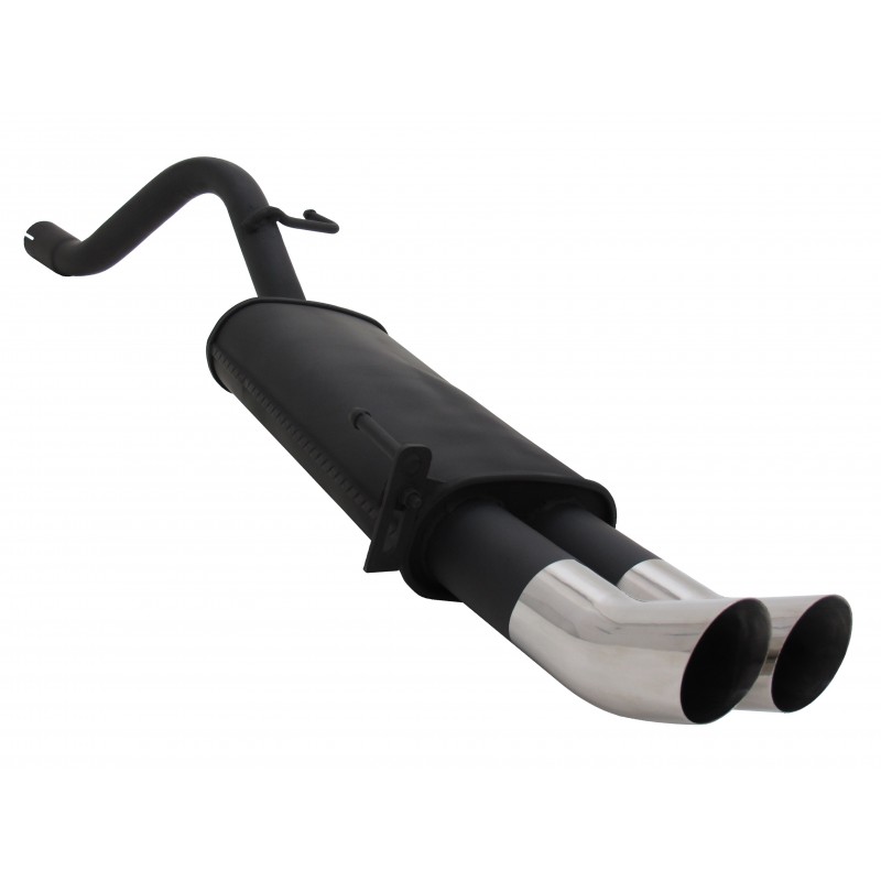 Scarico sportivo per Fiat Grande Punto 199 2x76mm DTM 1.2 1.4 1.3