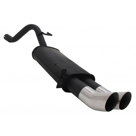 Scarico sportivo per Fiat Grande Punto 199 2x76mm DTM 1.2 1.4 1.3
