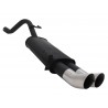 Scarico sportivo per Fiat Grande Punto 199 2x76mm DTM 1.2 1.4 1.3