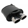 Scarico sportivo Mercedes SLK R170 2x85 / 58mm design AM