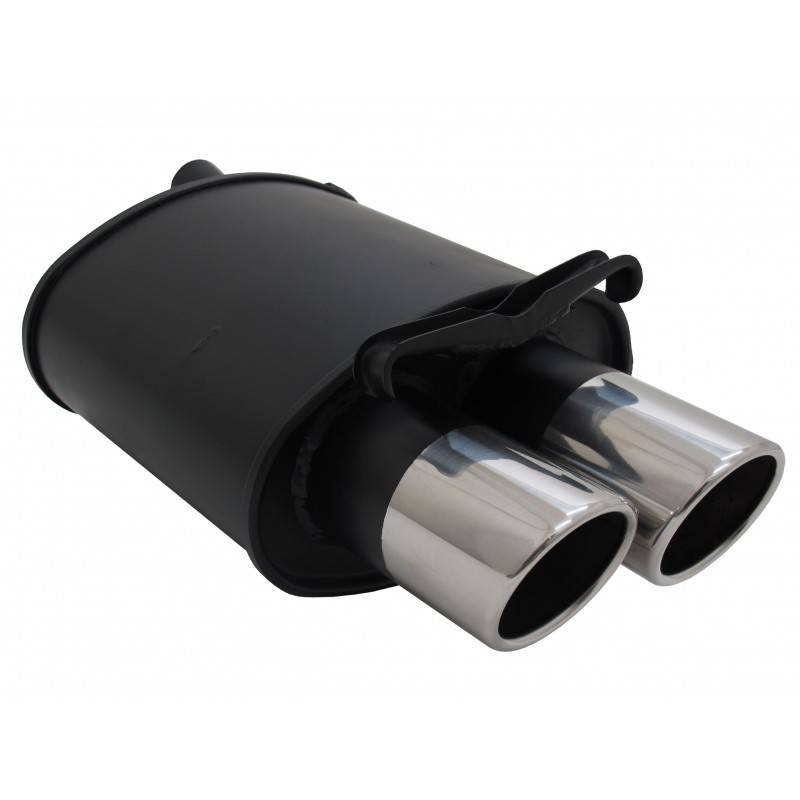 scarico sportivo marmitta Mercedes SLK R170 2x90mm SR-Design