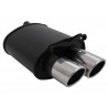 scarico sportivo marmitta Mercedes SLK R170 2x90mm SR-Design