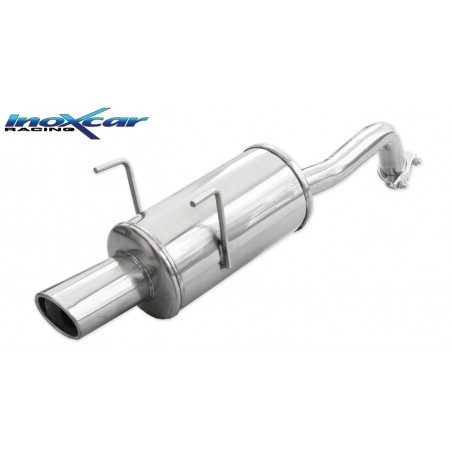 scarico sportivo fiat 500 1400 16v 100cv dal 2007 ovale acciaio
