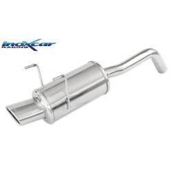 scarico sportivo fiat 500 1400 16v 100cv dal 2007 ovale 120x80mm acciaio