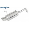 scarico sportivo fiat 500 1400 16v 100cv dal 2007 ovale 120x80mm acciaio