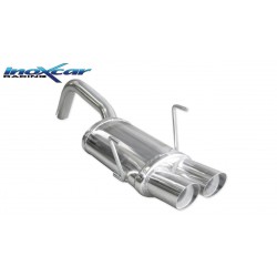 scarico sportivo fiat 500 1400 16v 100cv dal 2007 2x70mm racing