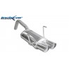 scarico sportivo fiat 500 1400 16v 100cv dal 2007 2x70mm racing