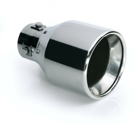 Terminale di scarico in acciaio inox lucidato 100mm