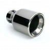 Terminale di scarico in acciaio inox lucidato 115mm codino