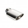 Terminale di scarico in acciaio inox ovale 104 x 70mm codino