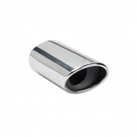 Terminale di scarico in acciaio inox ovale 120 x 90mm codino 60026