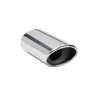 Terminale di scarico in acciaio inox ovale 120 x 90mm codino 60026