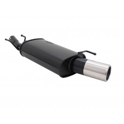 scarico sportivo ford fiesta mk4 MK5 singolo 90mm acciaio rotondo dal 2003