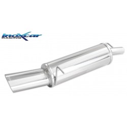SCARICO SPORTIVO INOXCAR ACCIAIO INOX FORD FIESTA MK5 ovale