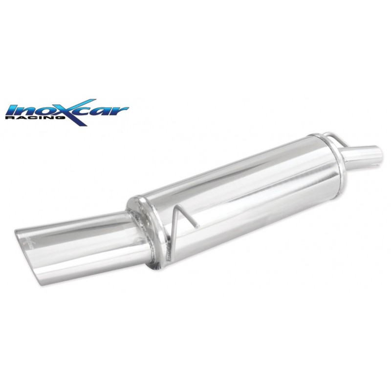 SCARICO SPORTIVO INOXCAR ACCIAIO INOX FORD FIESTA MK5 ovale